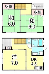 青葉町1丁目戸建の物件間取画像